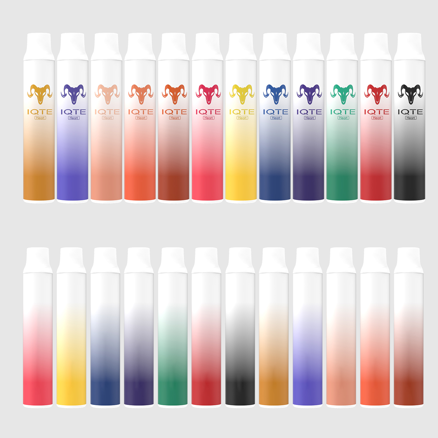 

2021 New Arrive IQTE Heart 1500 Puffs E Cigarette Protable Disposable Vape Pen Wholesale Atomizer vs Elf Bar