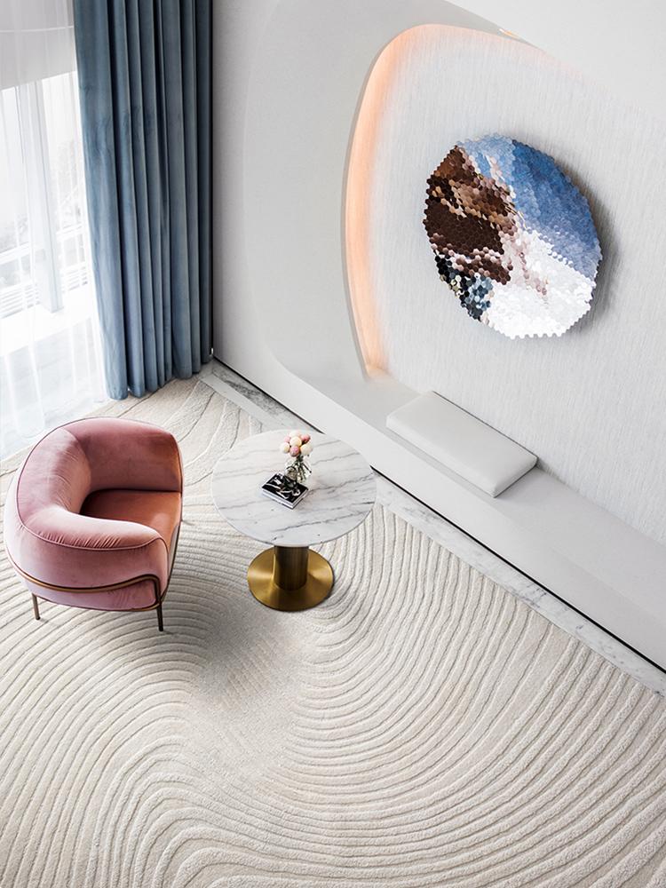 

Carpets 3d Printed Carpet Living Room Bedroom Bedside Pure Color White Minimalist Japanese Light Luxury Modern Nordic Wabi