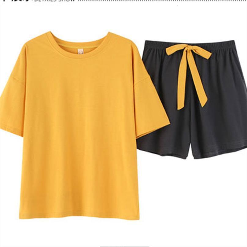

home clothes pajamas pyjama femme women sleepwear pijama feminino summer nightie ensemble 2 piece, Black;red