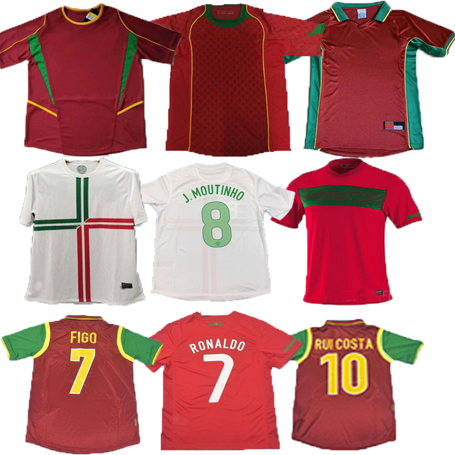 

Retro Portuguese 98 02 soccer Jerseys FIGO RONALDO nani F.COENTRAO 04 10 CARVALHO J.MOUTINHO FOOTBALL SHIRTS Deco PEPE QUARESMA RUI COSTA, Red