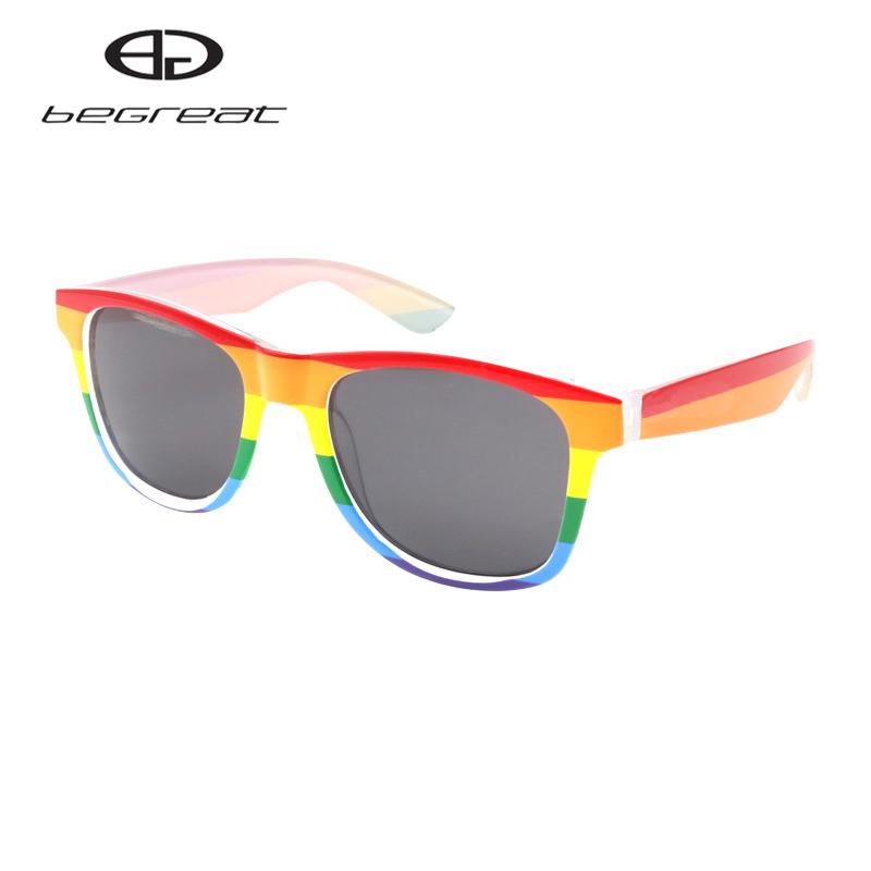 

Sunglasses Begreat Oculos Lunette De Soleil Femm Classic Retro Rectangular Ladies Brand Travel Rainbow Sun Glasses