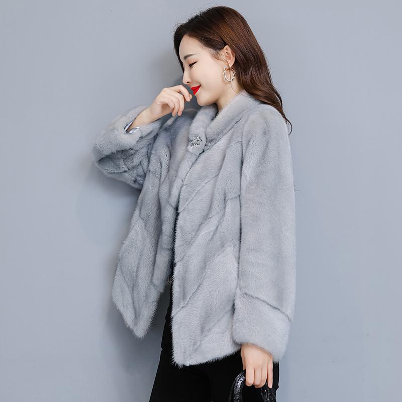 

Women's Fur & Faux Women Real Mink Coats Female Coat Genuine Long Ladies Winter Clothes Oversize 6xl 5xl 7xl Natura, Black