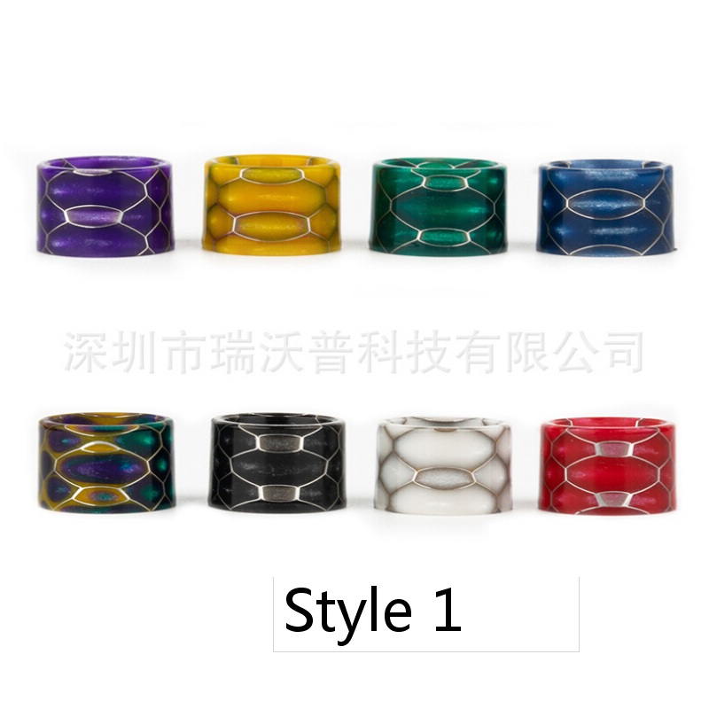 

REEVAPE Drip Tips For TFV16 Tank TFV8 Baby V2 Stick V9 Max kit Glass Color 3 Styles DHL Free 2021