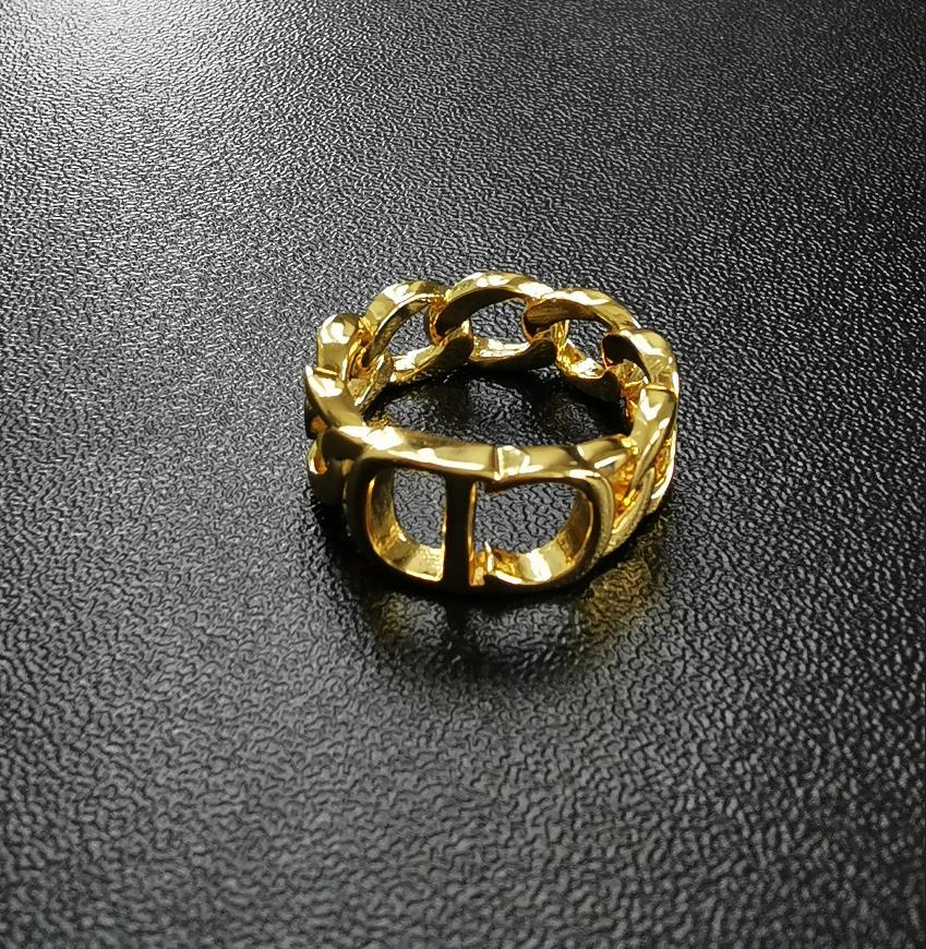 

Fashion Gold Cd Ring Bague for Lady Sublimation keychains ch with the packaging, Slivery;golden