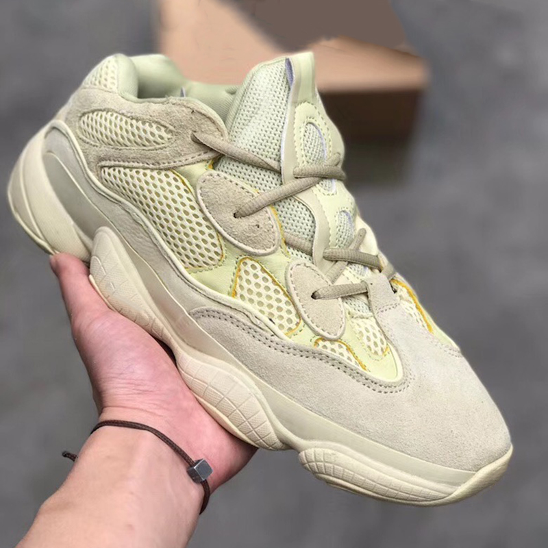 

Men 500 Blush Desert Runner Shoes Designer Sneakers Top Quality Calfskin Suede Women Supper Moon Utility Trainers Mesh SALT INERTI Sneaker With Box