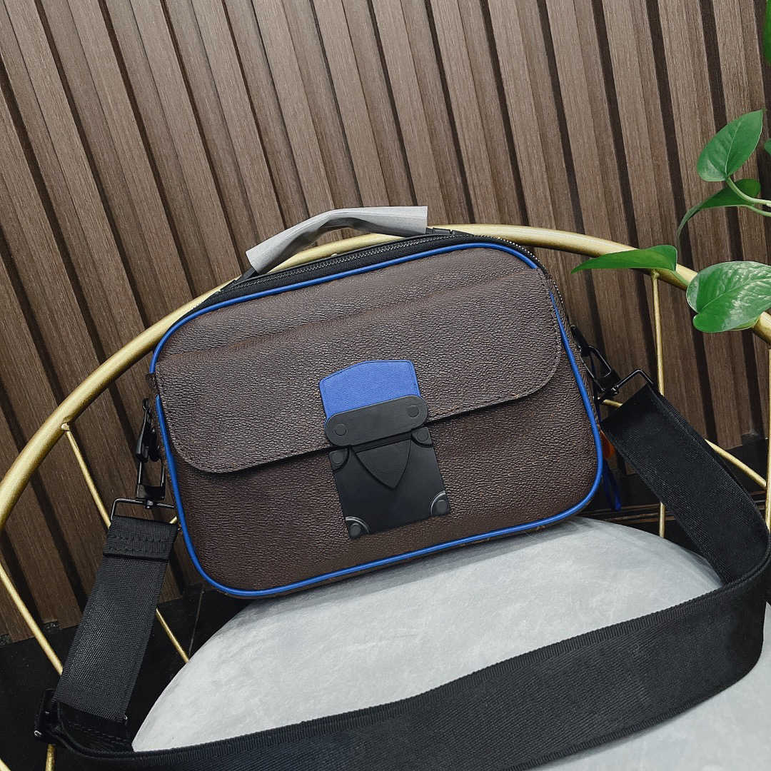 

2021 fashion designer messenger bag S LOCK mens shoulder bags canvas top quality flower printed black blue cross body m45806 m58489, I need see other product