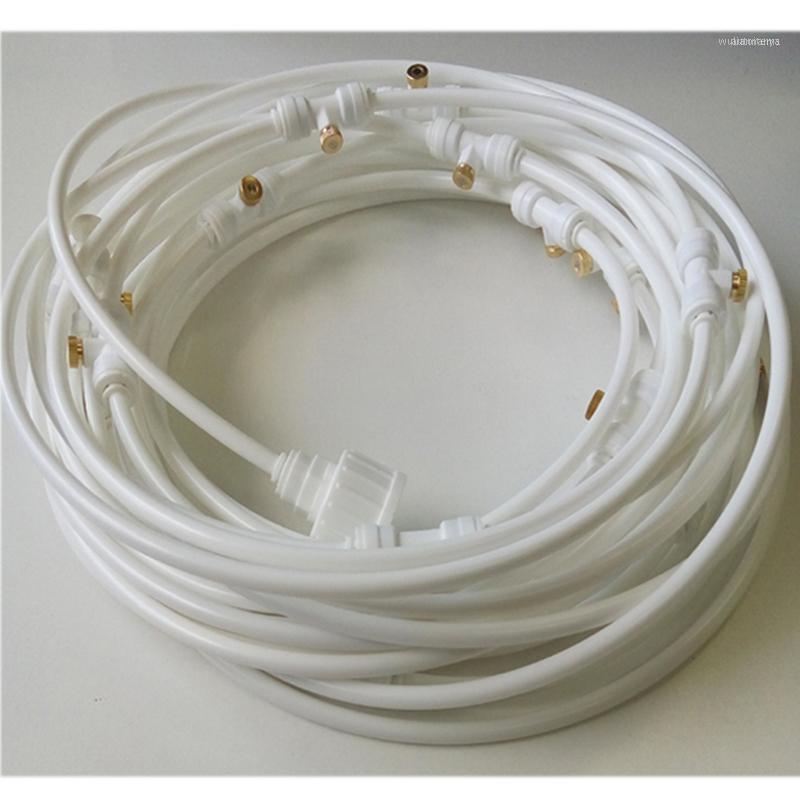 

Car Cleaning Tools E437 ENTENCO Misting Kits 15M (50feet) Mist Nozzles System 1/4'' 10/24UNC Water Sprayer Cooling White Hose Set1