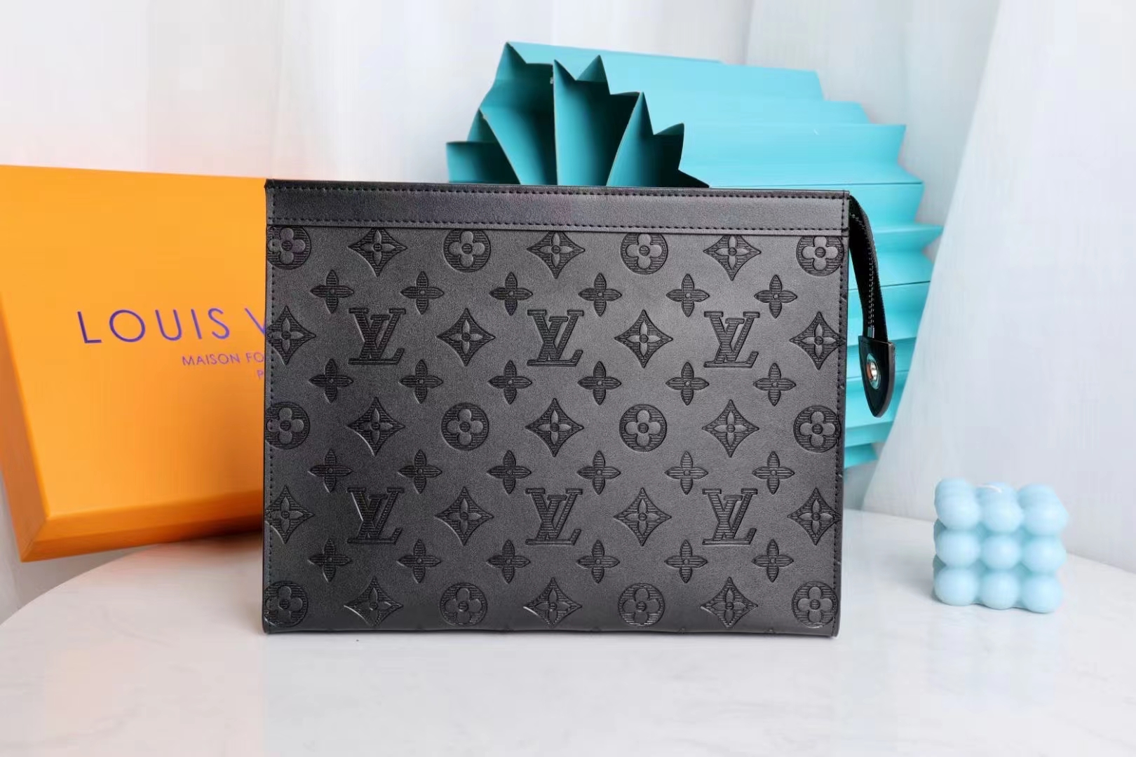 

LVYSLLouisVitton Vintage Wallets Pochette Voyage Cowhide Clutch Bags Men and Women Business Casual Briefcase Designers Luxurys Handbags Coin Purse, Add box