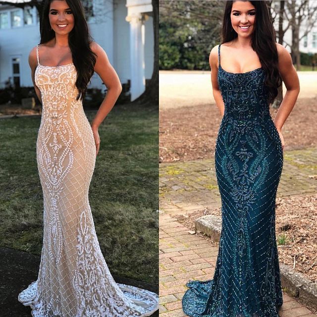 

2021 Plus Size Arabic Aso Ebi Luxurious Mermaid Sexy Prom Dresses Lace Beaded Vintage Evening Formal Party Second Reception Gowns Dress ZJ944, Gray