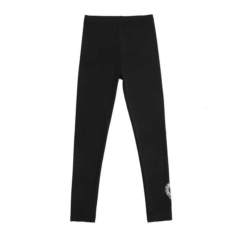 

Hearts Chrome Chao brand croxin Leggings for women's outer wear women leggings, Black