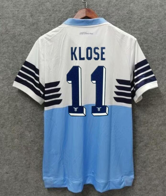

Retro classic 2014 2015 lazio soccer jerseys CANDREVA KLOSE IMMOBILE DE VRIJ F.AMDERSON DJORDJEVIC 14 15 home football shirt, Black;yellow