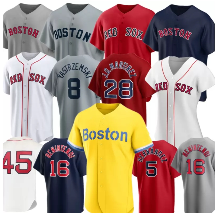 

2021 Boston City Connect Hernandez Baseball Jerseys David Ortiz red Jerseys sox Rafael Devers Xander Bogaerts Verdugo Williams Martinez Chris Sale Boggs Pedroia, Not sold separately