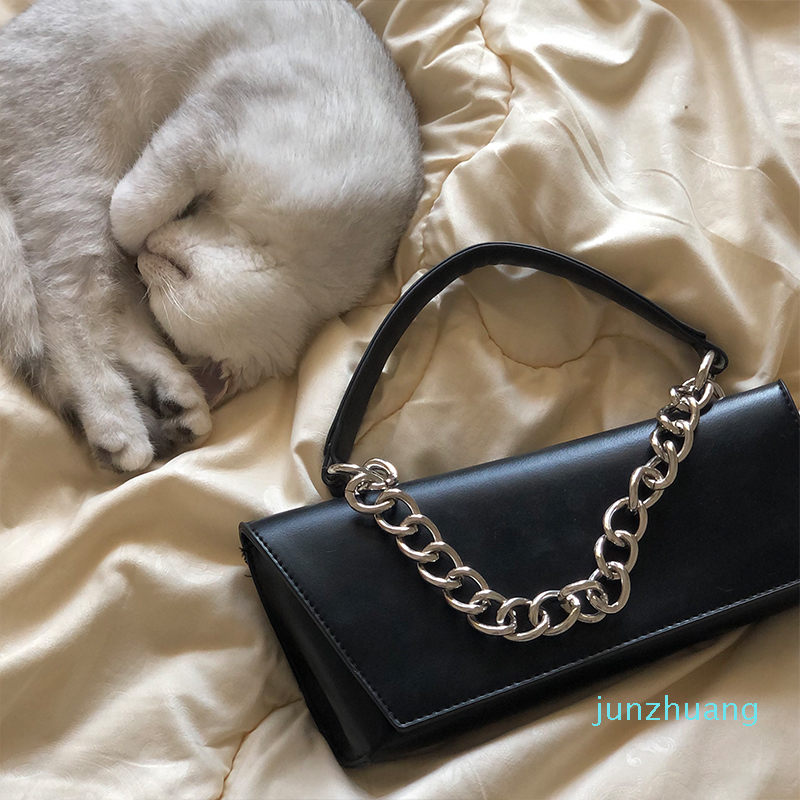 

HBP handbag wallet shoulder bag messenger bag Woman bag high quality designer fashion chain personality irregular shape, Black