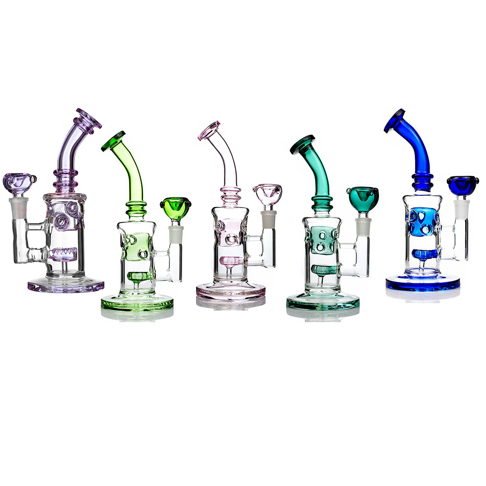 

K68 Purple dab rig fab egg oil rig cool glass water pipe bong for sale with 14mm bowl