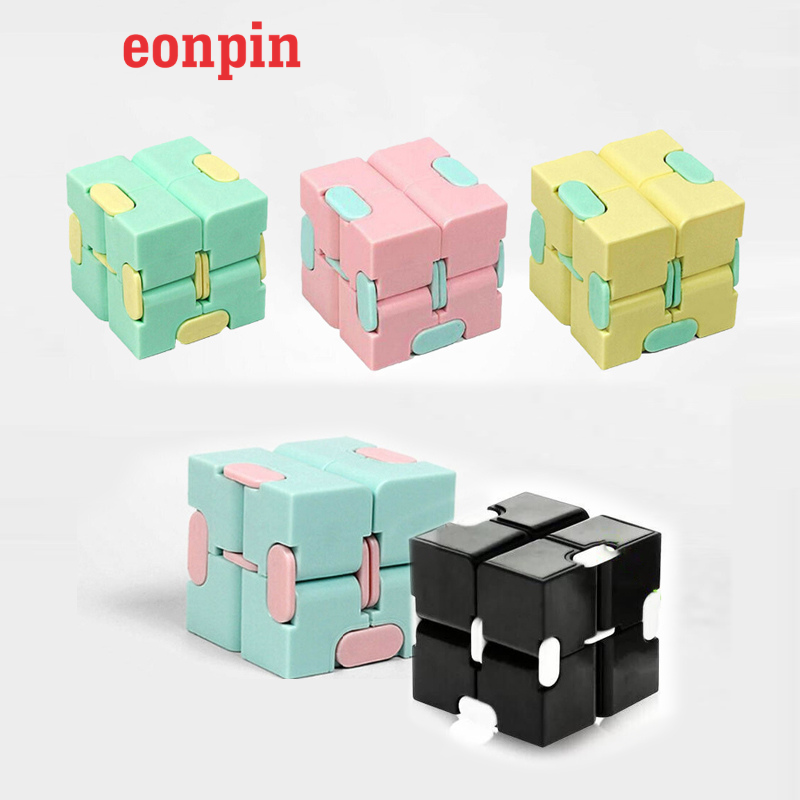 

Eonpin Puzzle Cube Durable Exquisite Decompression Toy Infinity Magic Cube For Adults Kids Fidget Case Antistress Anxiety Desk Toy