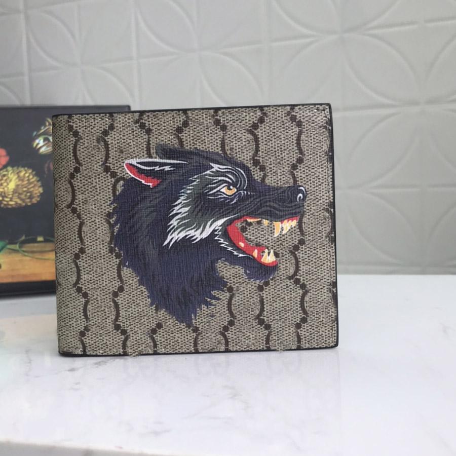 

Short Wallet Classic High Quality Canvas Red Snake Clutch Retro Coin Purse Luxury Brand Wallets Multifunctional Card Bag Mens Bags designerbag
