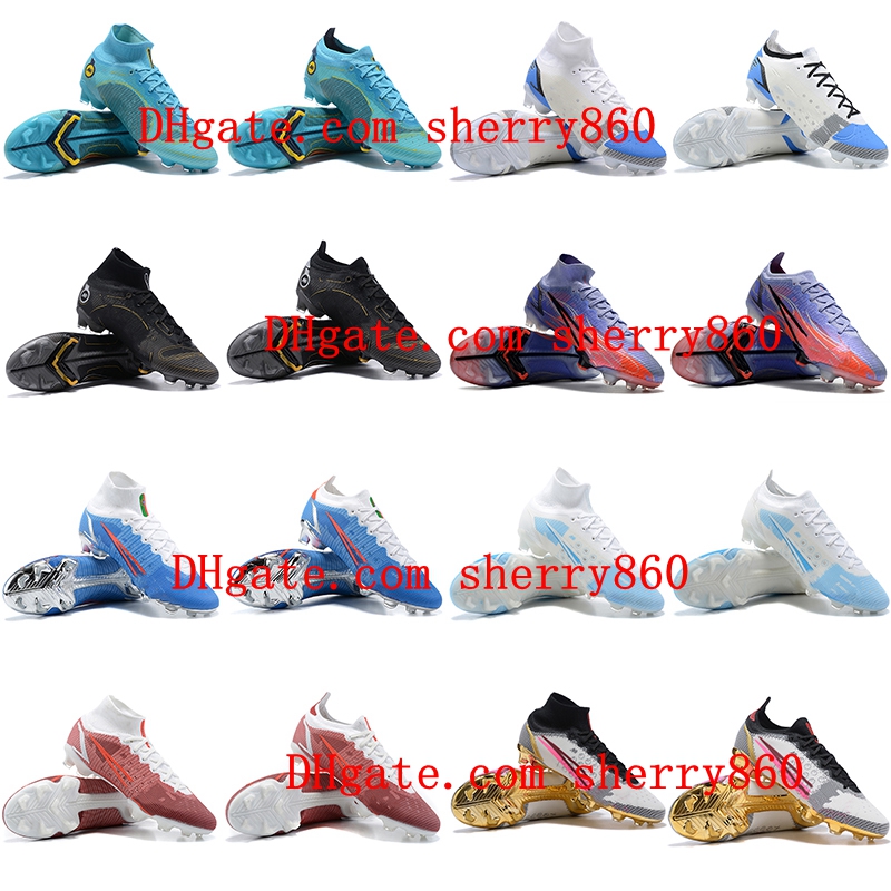 

Men's Soccer shoes Superfly 8 Elite FG Cleats Top Quality Neymar Cristiano Ronaldo CR7 Football Boots sneaker, As picture 12