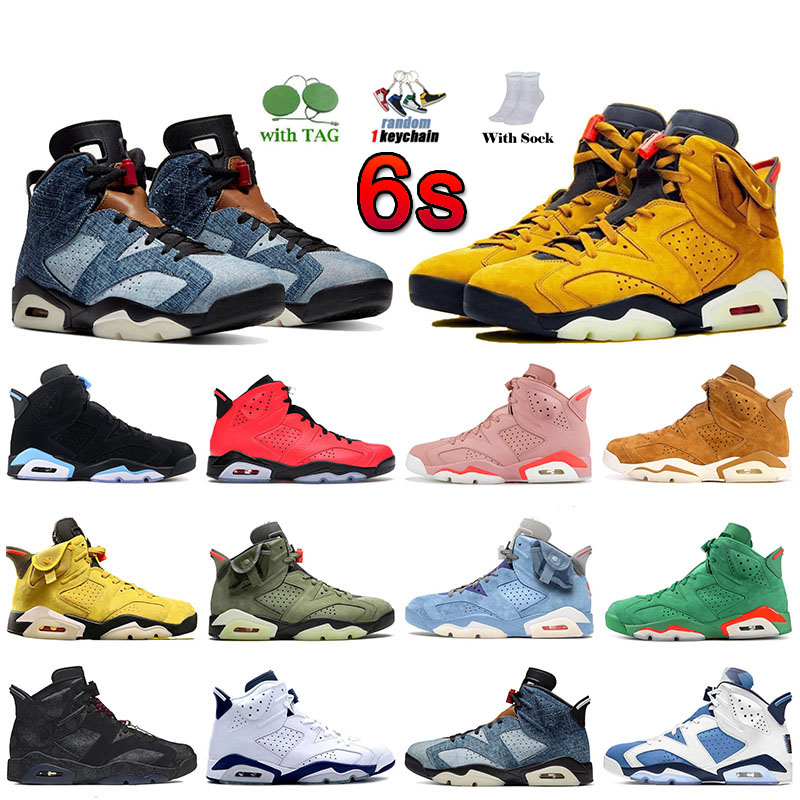 

Nik air jordan 6 6s men women Jumpman Basketball Shoes retr University Blue Gold UNC Triple Black Cat Quai Maroon travis scotts Khaki cactus jack Sport Sneaker Trainer, B02 40-47