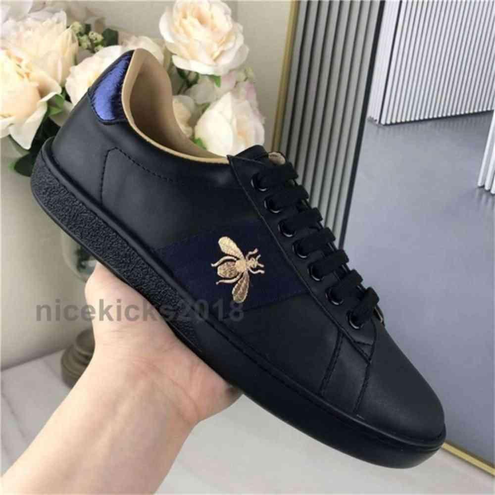 

2021 Men Women Sneakers Casual Shoes Low Top Italy Scarpe Ace Bee Stripes Shoe Walking Sports Trainers Chaussures Pour Hommes Ggsneakers Lj, Red circle