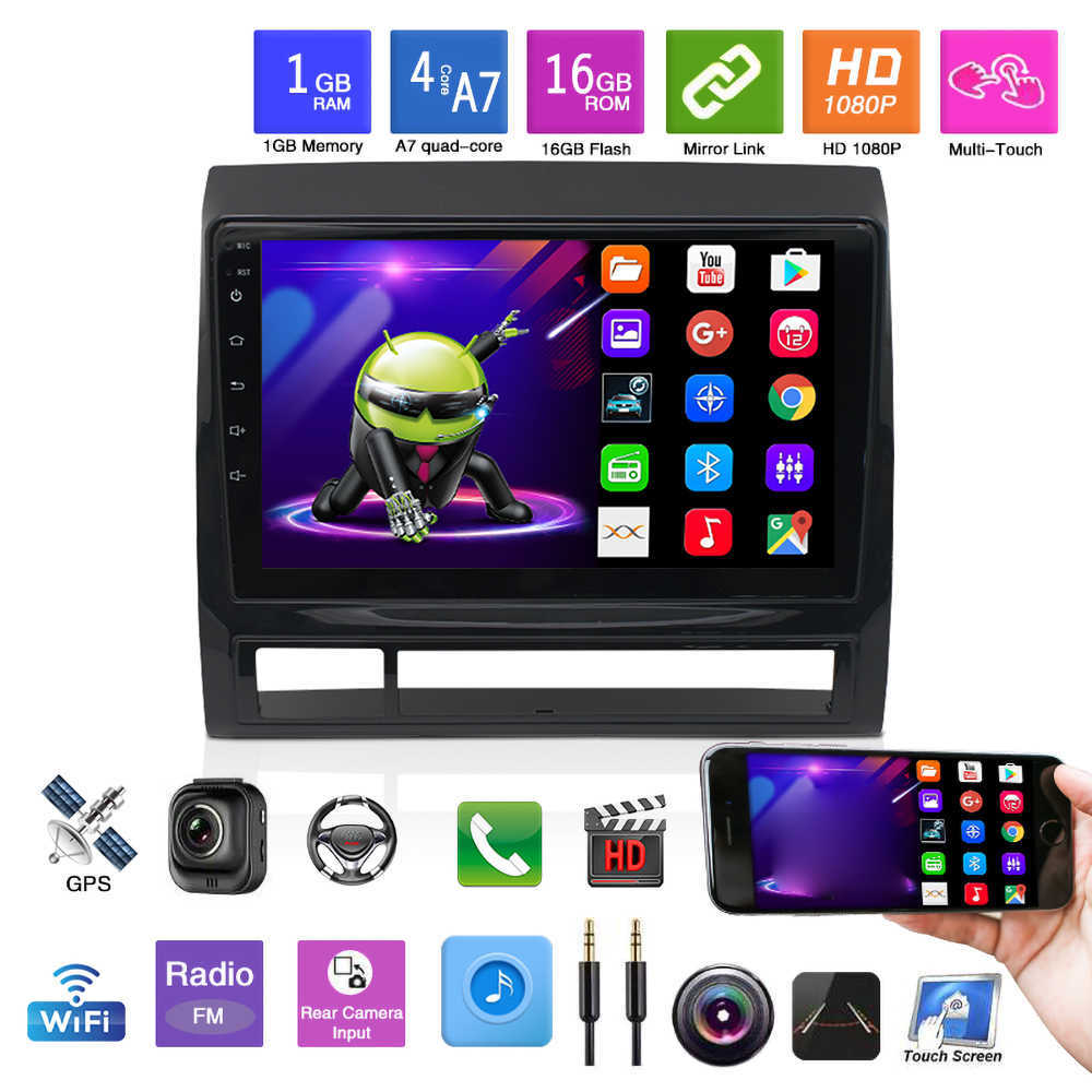 

2 Din IPS Android 10.1 Car Radio Multimedia GPS Navigation Navi Player For TOYOTA TACOMA HILUX_USA 2005-2013 Auto Stereo WIFI BT