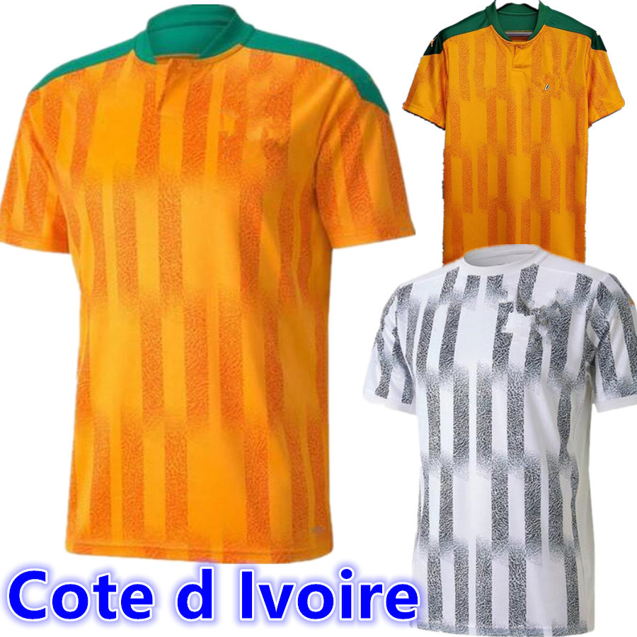 

Cote d Ivoire national team Soccer Jerseys ivory coast DROGBA KESSIE ZAHA CORNET MEN homme Maillot de foot football man Uniforms 2022, Retro
