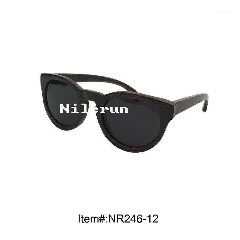 

Sunglasses Handmade Round Antique Black Bamboo
