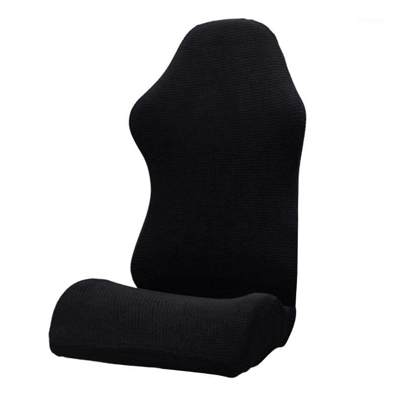 

Removable Stretchy Office Computer Rotating Chair Slipcover Soft Universal High Back Protective Cover Easy To Clean Covers