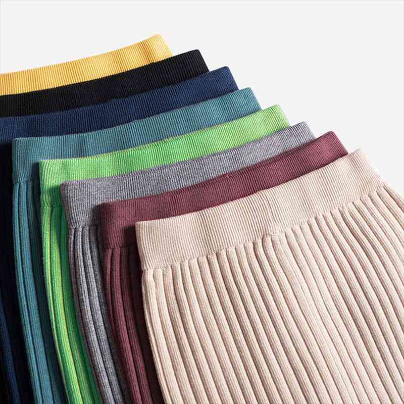 

S-l Stripe Autumn Women Skirt High Waist Stitching Student Pleated Skirts Women Cute Sweet Girls One-step Long Skirt, Black