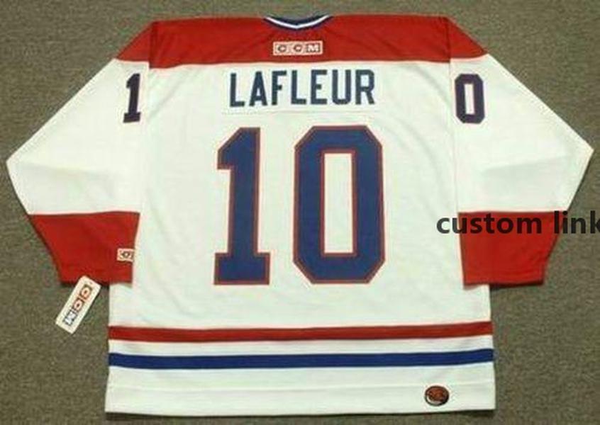 

Men Women Youth GUY LAFLEUR Montreal Canadiens 1983 CCM Turn Back Home Hockey Jersey All Stitched Top-quality Name Any Number Goalie Cut ., Custom