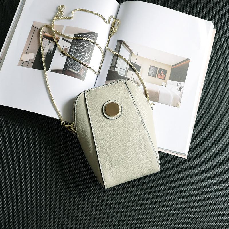 

Evening Bags OUSSON 2021 Design Small Mini Bag Exquisite Female Leather Crossbody Phone Fashion Bucket For Woman