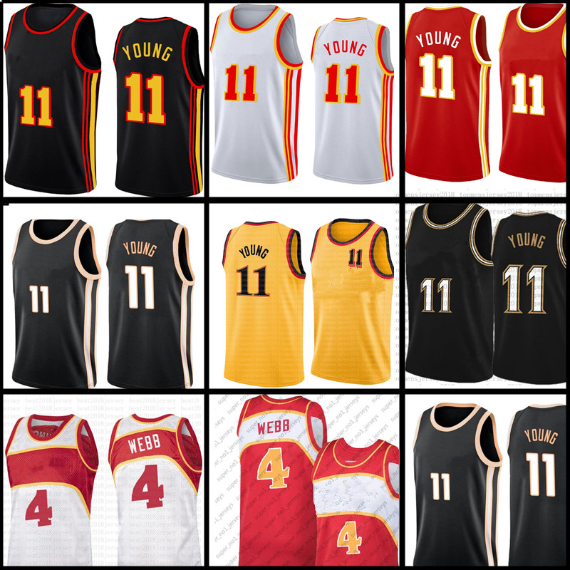 

2022 Trae 11 Young Jersey Spud 4 Webb Basketball Jerseys mens S-XXL Embroidery Logos