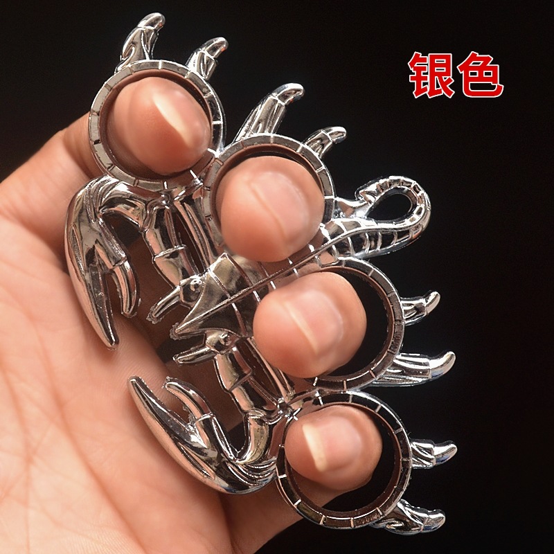 

Scorpion gears 3 colors high quality Survival bracelet orchid four fingers tiger key hanging martial arts lotus box breaking window hammer anti-body, Customize