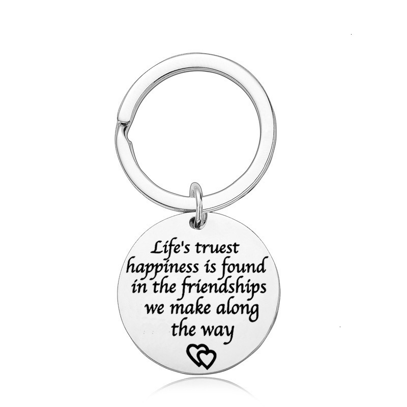 

Keychain Keychain Fashion Charm Gift Key Chain for Women Men Couple Keychain Anniversary Gifts Husband Wife Boyfriend Girlfriend Valentines, Silver