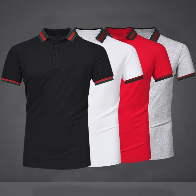 

Summer 2021 Men's Polos Fashion Luxury High Quality T-shirt Embroidered Badge Shirt 100% Cotton Top -3XL