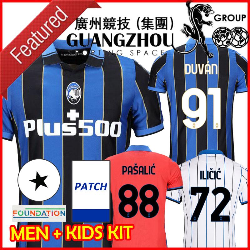 

21 22 Atalanta BC Soccer Jerseys Men Kids Kit Home Away Third ILICIC PICCOLI GOSENS MURIEL 2021 2022 Football League Shirt Maglia KOOPMEINER, Kids home