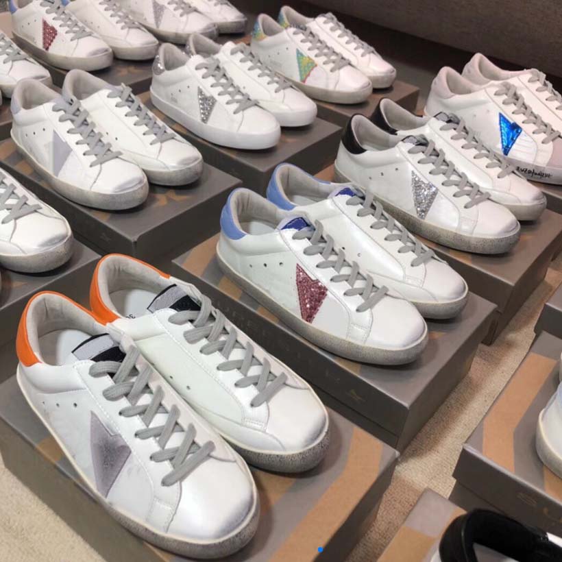 

Fashion Designer Shoes Men Women Sneakers Autumn and winter leather platform casual shoe chaelsea Classic Do-old Dirty Trainers Brand sneaker With Box, #28