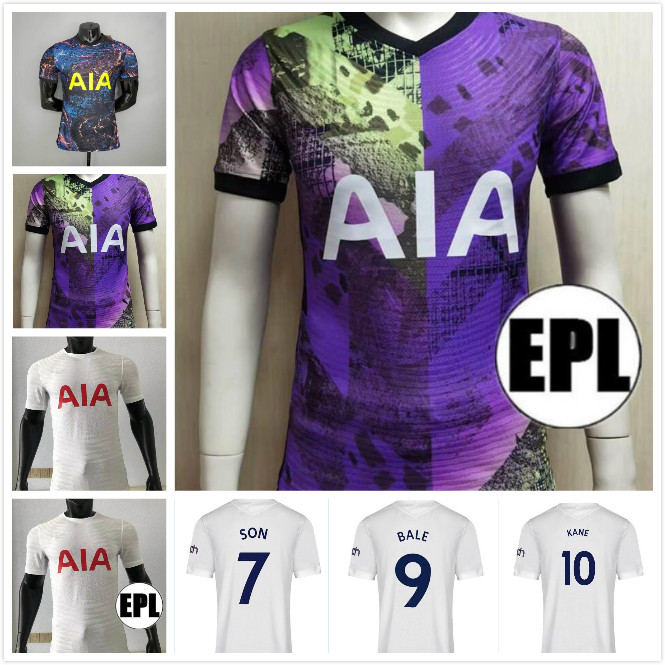 

Player version 21 22 DELE SON TOTTENHAM BALE KANE soccer jerseys HOJBJERG BERGWIJN LO CELSO SPURS 2021 2022 LUCAS football shirt uniform