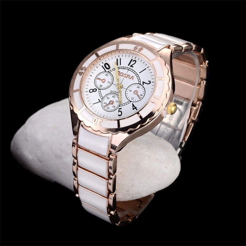 

Rose Gold Watch Women es Luxury Women's es Ladies Clock reloj mujer relogio feminino montre femme 210616