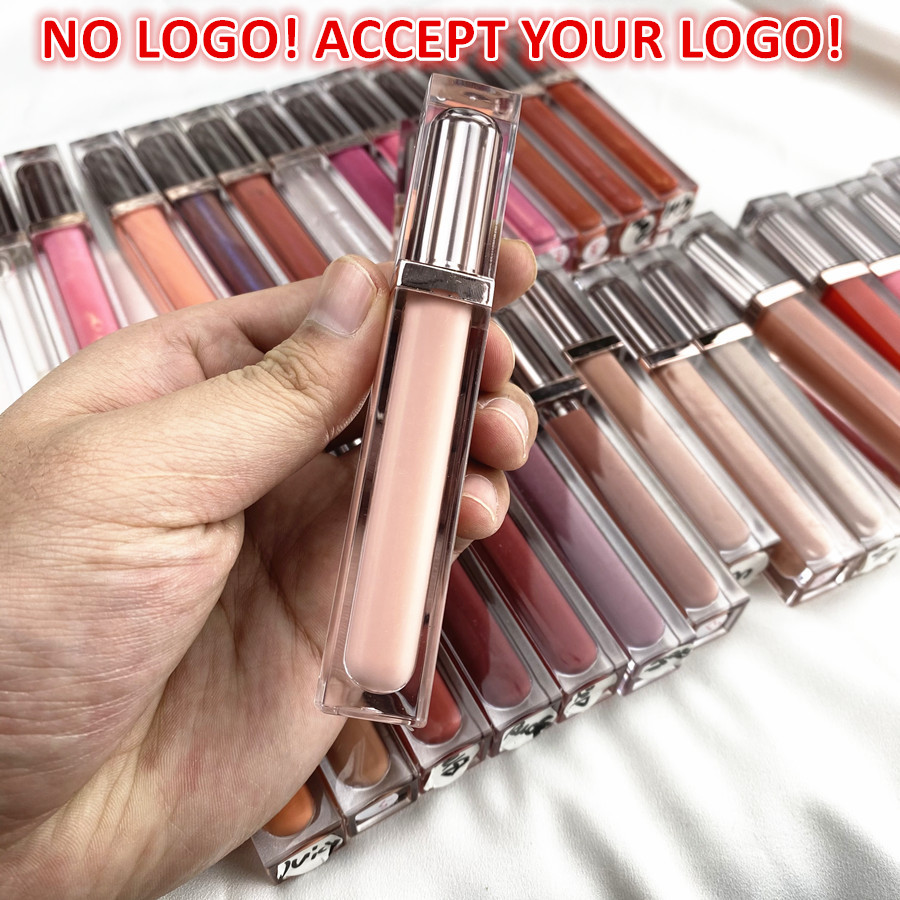 

Wet Shiny Clear Lip Gloss Private label Moisturizing Lipgloss Shimmer Glitter Customized Liquid lipstick Accept your logo, 29 colors for choose