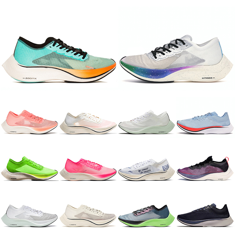 

2021 Top Quality Zoom Vaporfly Next% Mens Women Running Shoes Ekiden BE True Bright Mango Obsidian Hyper Jade Flash Crimson Sport Trainers Sneakers, C1 aurora green 40-45