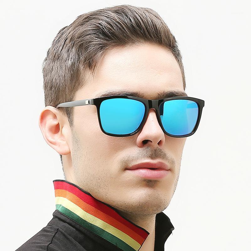 

Rectangle Polarized Sunglasses Men Designer Vintage Driving Square Sunglass Male Classic Sports Coating Lens Sun Glasses For
