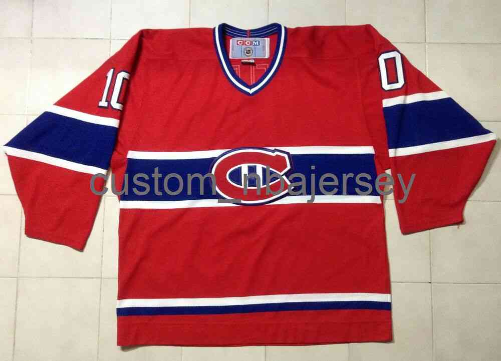 

Cheap Custom Vintage Montreal Canadiens Guy Lafleur #10 Hockey CCM Jersey Men's Stitched Hockey Jersey Any Name Number, Black