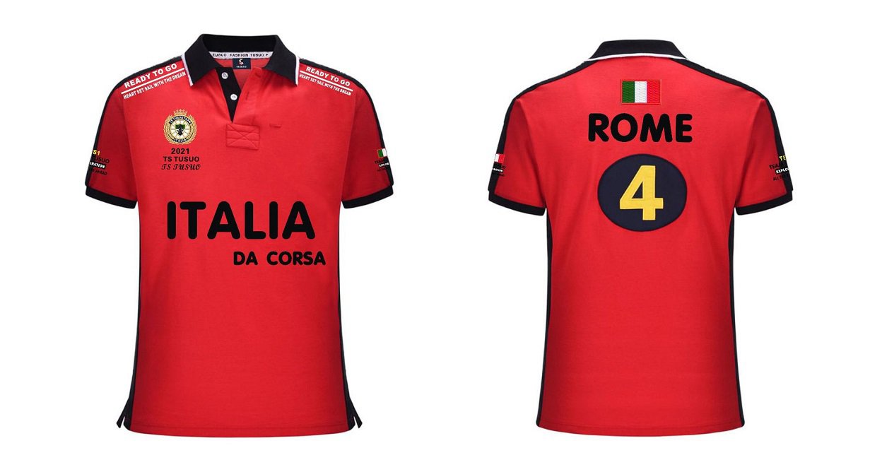 

Summer designer short-sleeved polos shirt embroidered cotton plus size contrast color 2021 classic men's T-shirt fashion, #20