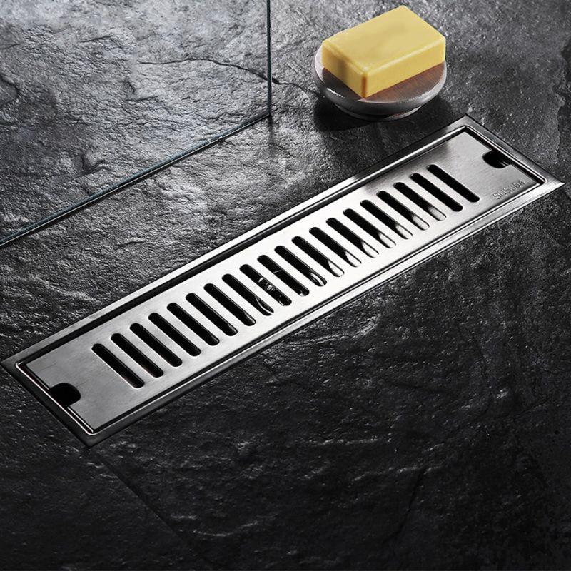 

Other Bath & Toilet Supplies 1Set 304 Stainless Steel Floor Drain Bathroom Shower Long Drainage Square Large Drains Cover