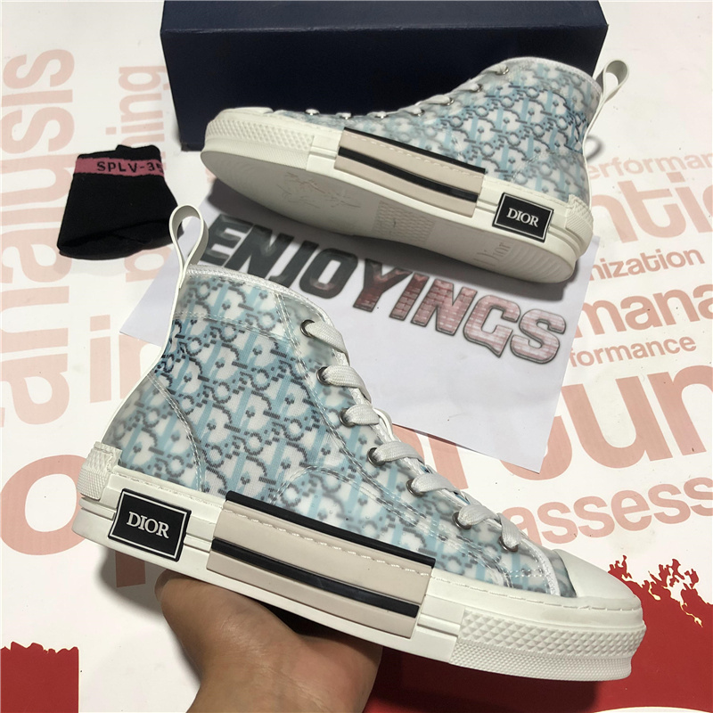 

Top Quality B 22 23 High Top Bee Embroidery Oblique Technical Sneakers Luxurys Designers Shoes Men Women leather Platform Casual Shoes, Customize