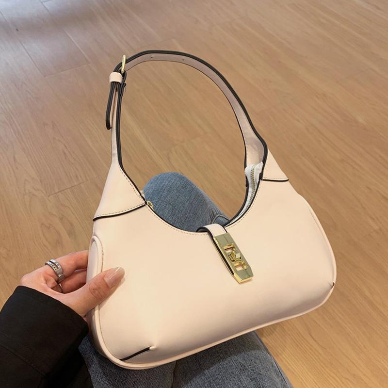 

Evening Bags Mini Vintage Armpit For Women Shoulder Bag Solid Color Leather Female Handbag Purse Retro Minimalist Ladys Clutch, Brown shoulder bag