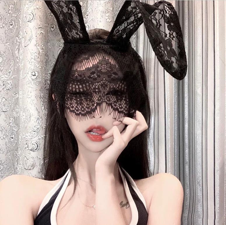 

& Tools Productsgothic Lace Ear Veil Headbands Hair Aessories For Women Girls Black Eye Mask Halloween Party Carnival1 Drop Delivery 2021 Ts