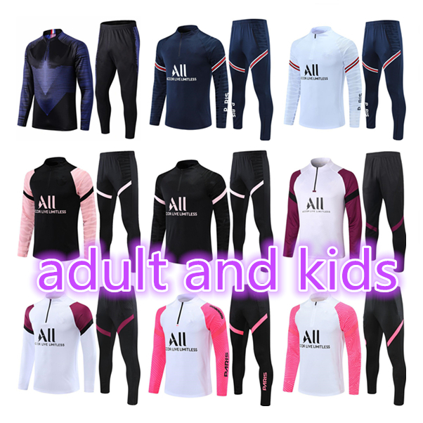 

2122 football mbappe tracksuit soccer training suit jacket 2021 2022 men adults mens survetement foot chandal tuta jogging, 16