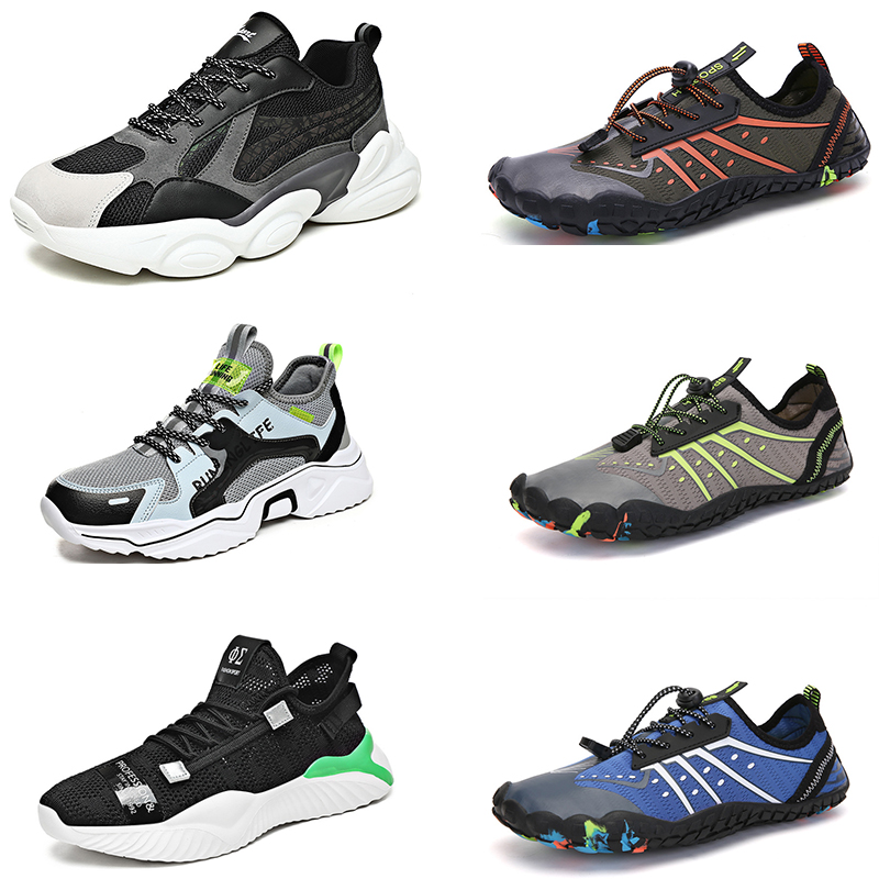 

men's shoes sports cool lightweight breathable casual white black blue trendy youth running fashion sneakers color two