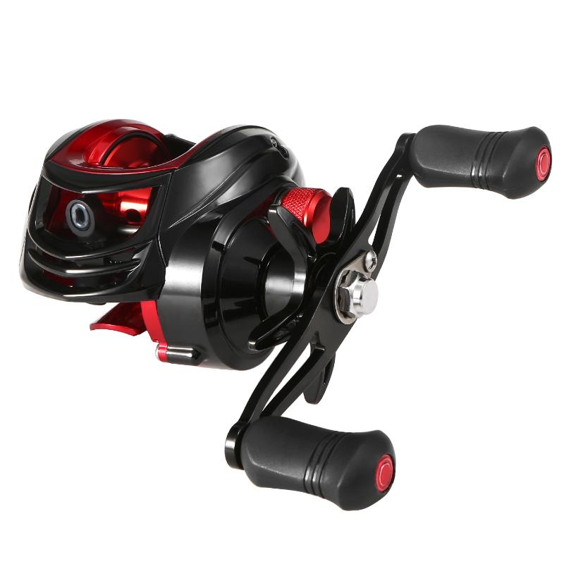 

Baitcasting Reel 18+1BB Ball Bearings Fishing High Speed 7.2:1 Gear Ratio Magnetic Brake System Baitcaster Reels